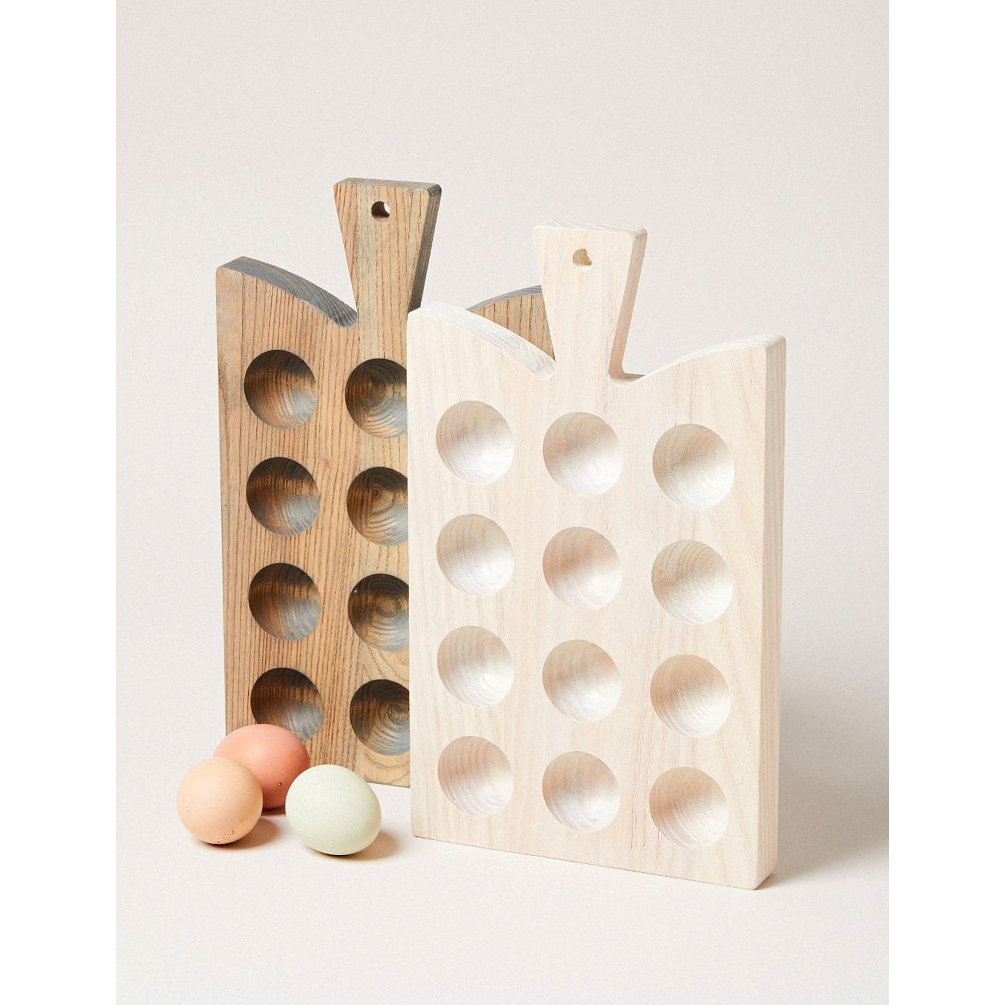 Araucana Handmade Wood Egg Platter - Thumbnail 4